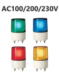パトライト　超小型LEDフラッシュ表示灯 PSE-M2　AC100/200/230V Ф82 （色お選びいただけます。）