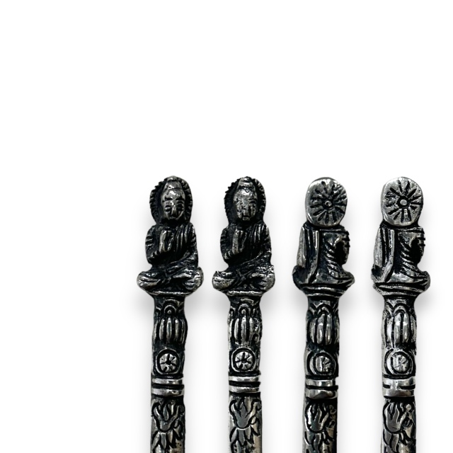 かんざし 金属 シルバー ガネーシャ ブッタ 象 アジアン