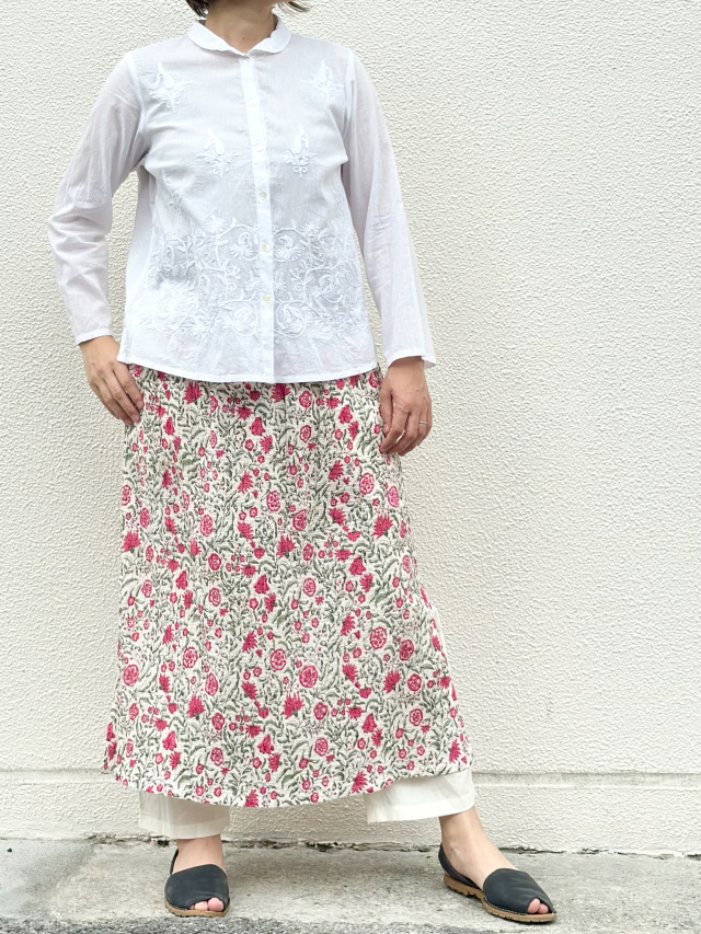モロッコ 刺繍 エンブロイダリー カフタン 前開き トップス ブラウスY331 モロッコ 刺繍 エンブロイダリー カフタン 前開き トップス