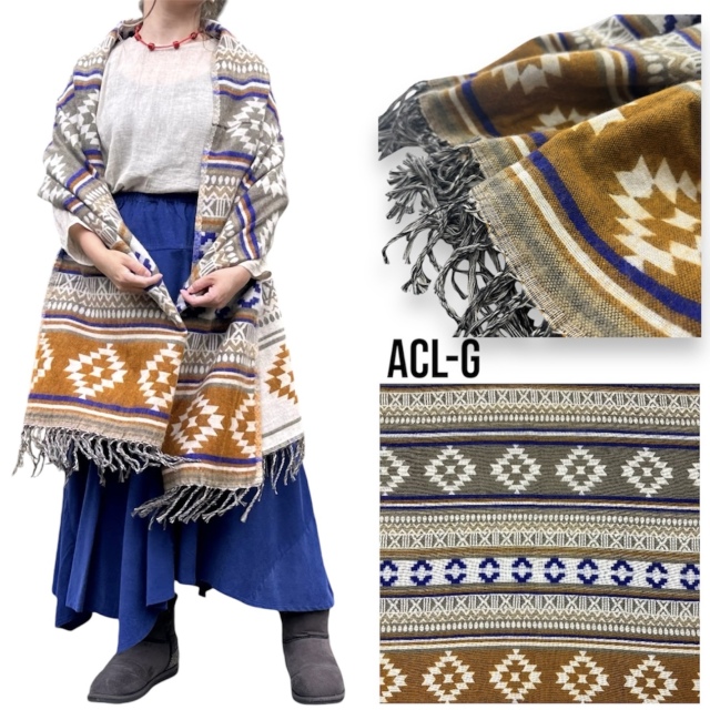 アクリルストール ブランケット ひざ掛け ソファーカバー ショール