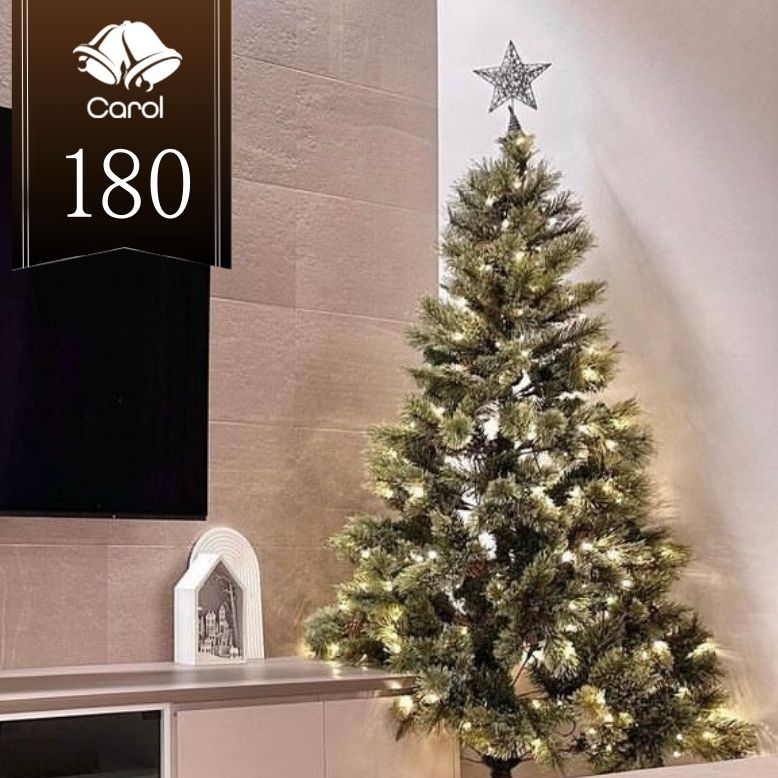 中古】おまけ付き！ クリスマスツリー 180cm 打ち付ける