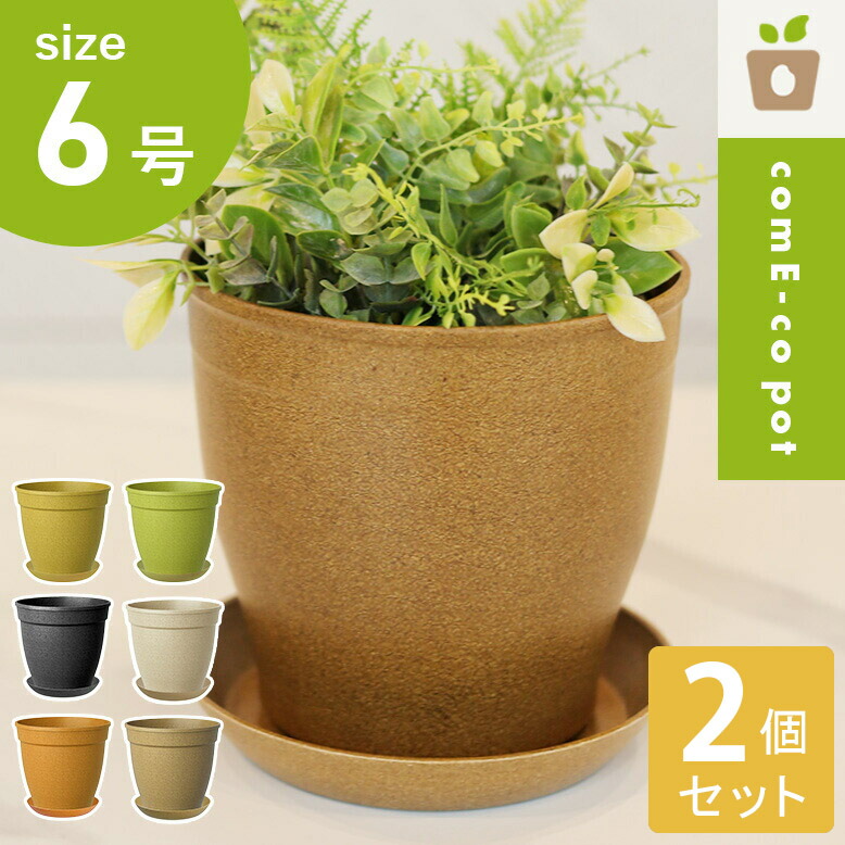 Come-co pot コメエコポット6号 2個セット 【送料無料】