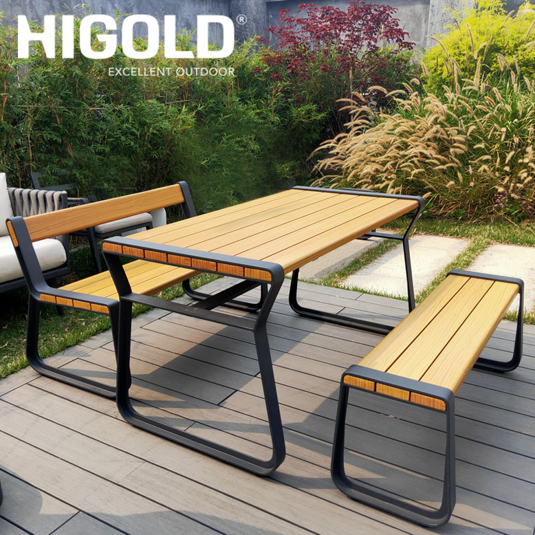 ヒゴールド クラーク　ベンチ3点セット　（HIGOLD Clark bench 3set）　【大型宅配便・ 代引き不可】