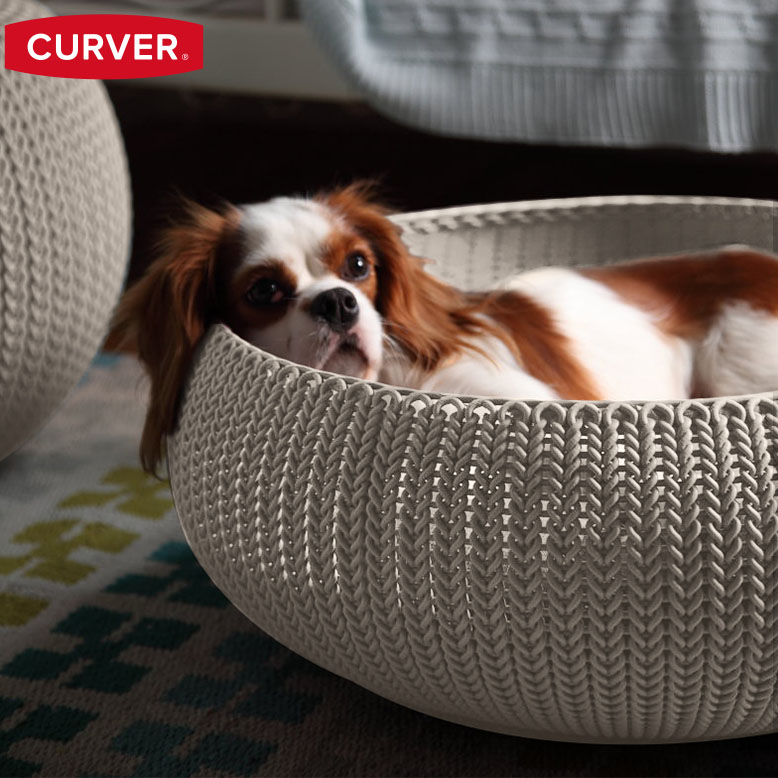 カーバー ニット コジー ペットベッド （Curver Knit Cozy Pet Bed）　【送料無料】