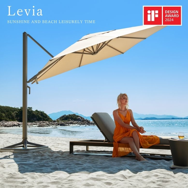 受注生産 HIGOLD Levia（レヴィア）パラソル300cm 組立 開梱 設置サービス付【大型宅配便Y・代金引換不可】