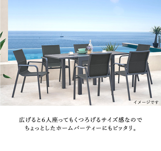 いにしえ様向け　シンプル　ガーデンテーブル　グレー　スクエア　43cm×38cm 4570190990390-05.jpg?t=