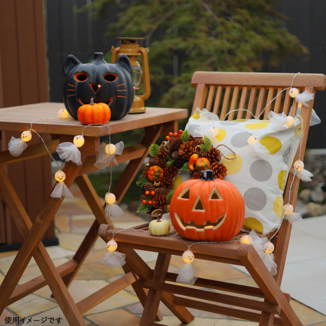 DEPOS デポス ハロウィン ゴーストライト 20球 315cm ASLX-08863