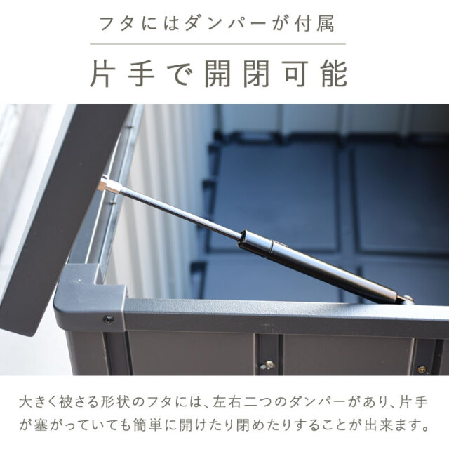 物置 ごみ収集庫 スチールストッカー 450L グレー