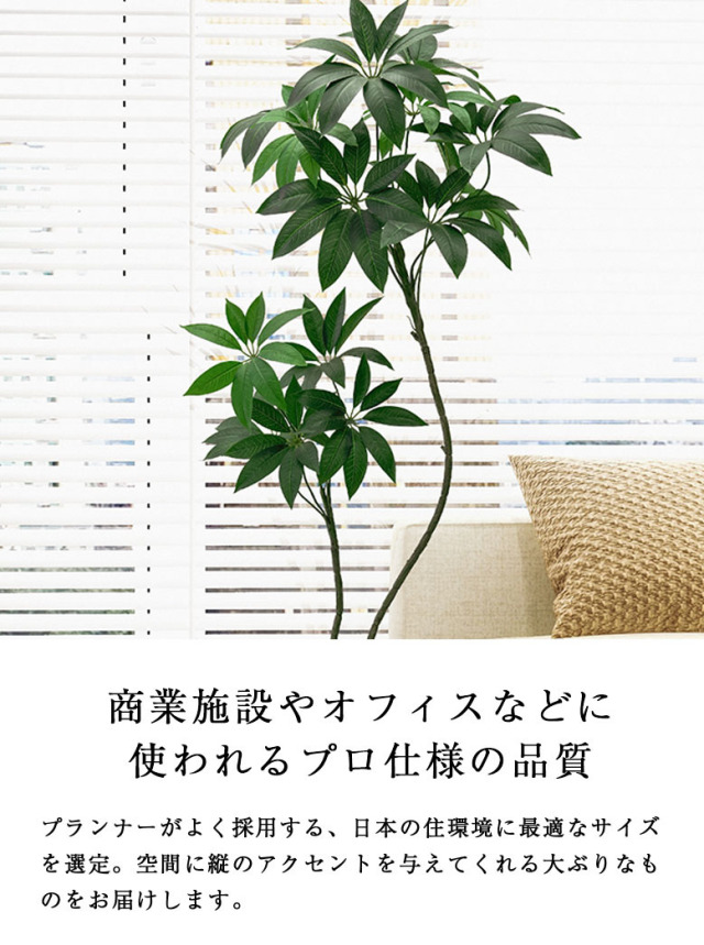 フェイクグリーン　パキラ 約1.5メートル 健康的な観葉植物 フェイクグリーン パキラ 170cm Get Rich Tree