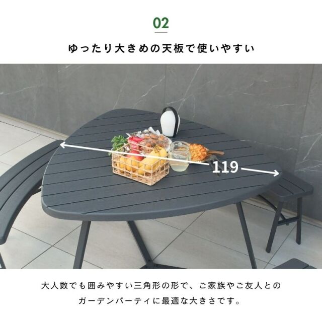 ガーデンテーブル&スツールセット ハントメイド　期間限定値下 タカショー 即日出荷 テーブルセット ローズホワイト 60Φ SGT-15WN