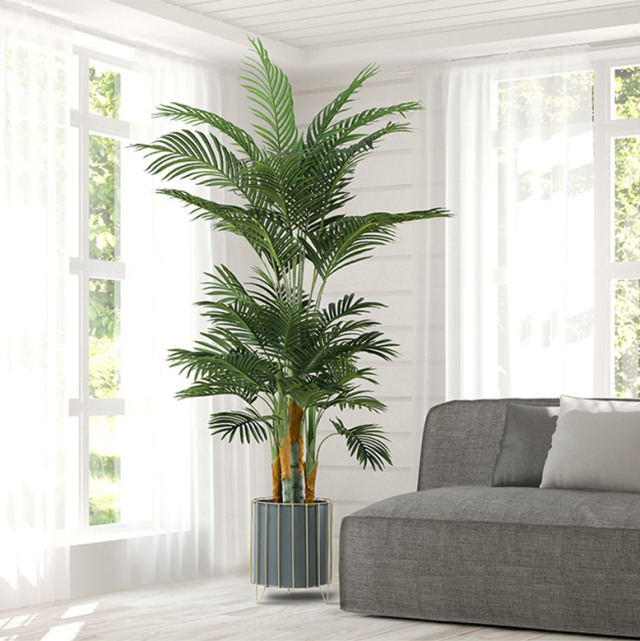 フェイクグリーン　人工ヤシ　２本セット フェイクグリーン ヤシ 180cm （Palm tree）