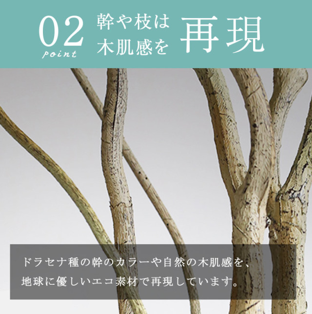 フェイクグリーン ドラセナ ソングオブインディア 180cm （Dracaena