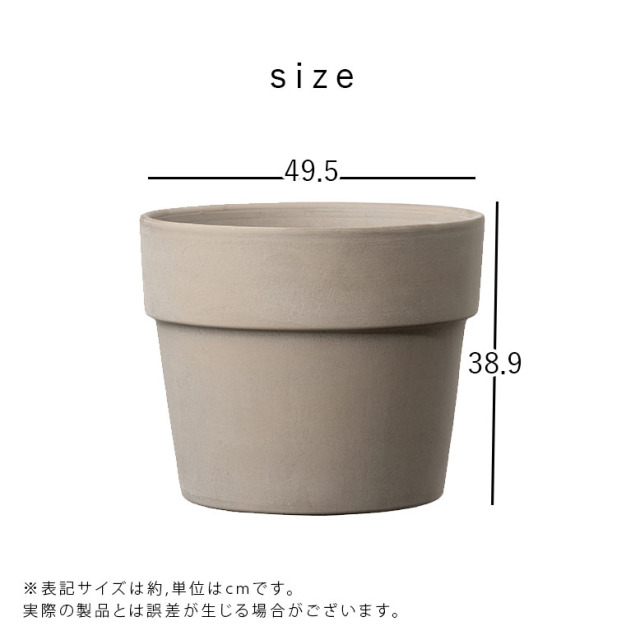 DEROMA デロマ ヴァソペルフェット ライトグレー 49.5×38.9cm