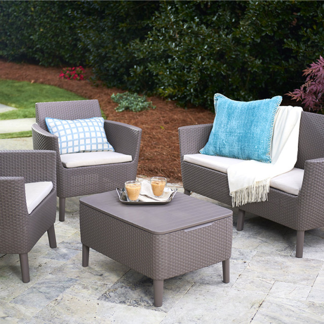 ケター サレモ 2シートソファ4点セット （keter Salemo garden sofa 2seat 4set）