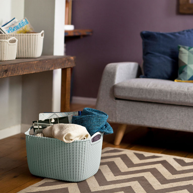 カーバー ニットスクエアバスケット 19L CURVER Knit square basket 19L