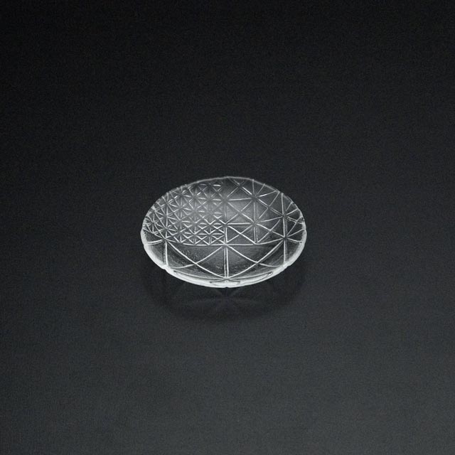 ガラスの皿 舫 手塩皿2215W