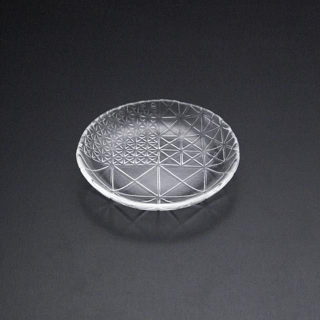 ガラスの皿 舫 深皿2225W