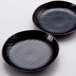 シェル多用皿/天目