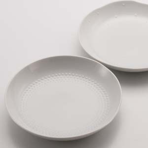 シェル多用皿/白磁