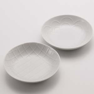 シェル取皿/白磁