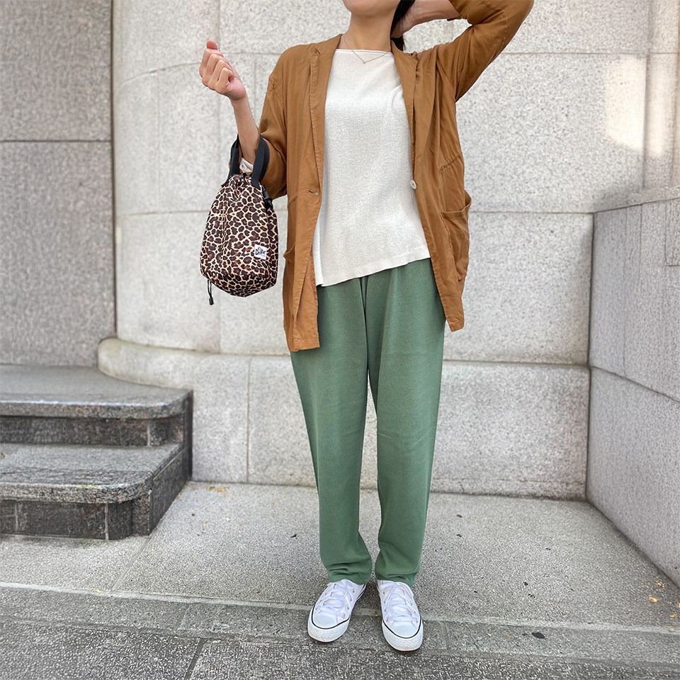 五泉ニット なめらかリブ編みレギンス レディース ウールシルク