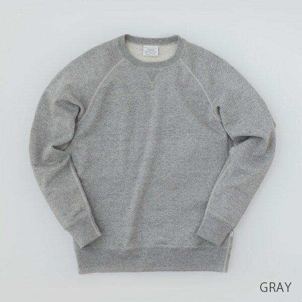 JAXAの技術を応用スウェットクルーネックプルオーバー日本製THESweatCrewneckPullover