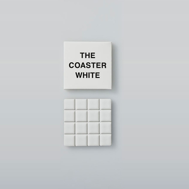 visvim COASTER コースター 4点セット ノベルティ 非売品 レア タイル製 おしゃれなコースター 四角 ネイビー グレー 日本製