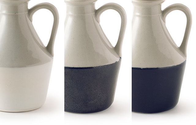 かもしか道具店 陶製のオイルポット オリーブオイルの保管に最適