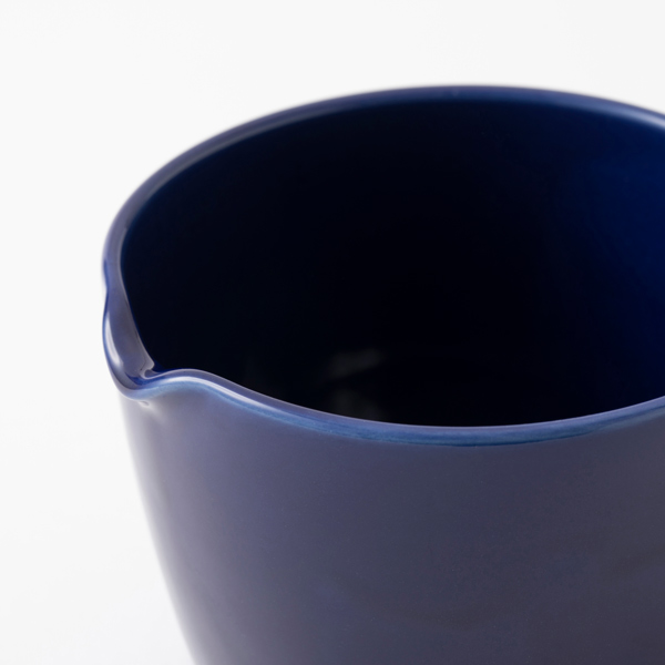 かもしか道具店 陶器のレモンしぼり器 日本製 黒 白 藍
