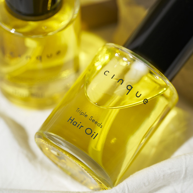 cinque サンク オーガニック トリートメントヘアオイル トリプルシード