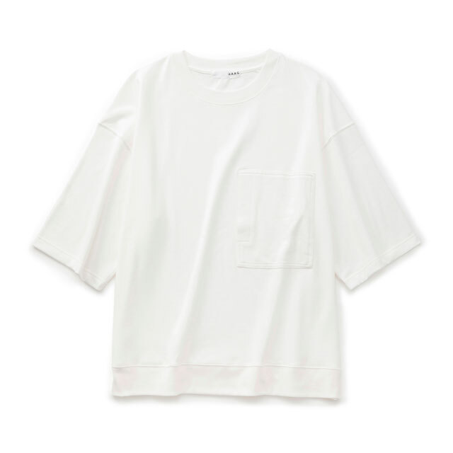 haag スウェット ネイビー 10．0oz クルーネック スウェット（裏パイル）＜アダルト