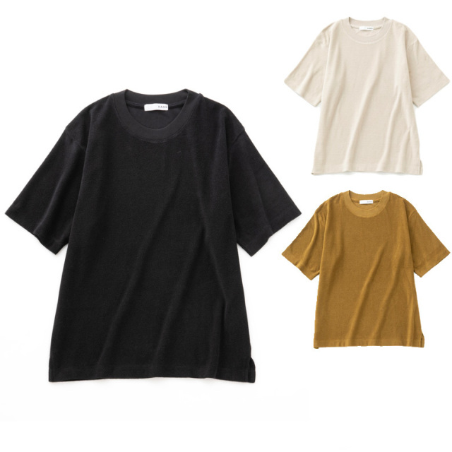 Haag パイル ビッグtシャツ ゆったり スマイルコットン 肌に優しい綿100 メンズ レディース