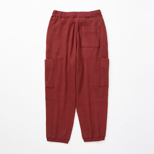 肌に優しい パラシュートパンツ 柔らかコットン リブ メンズ