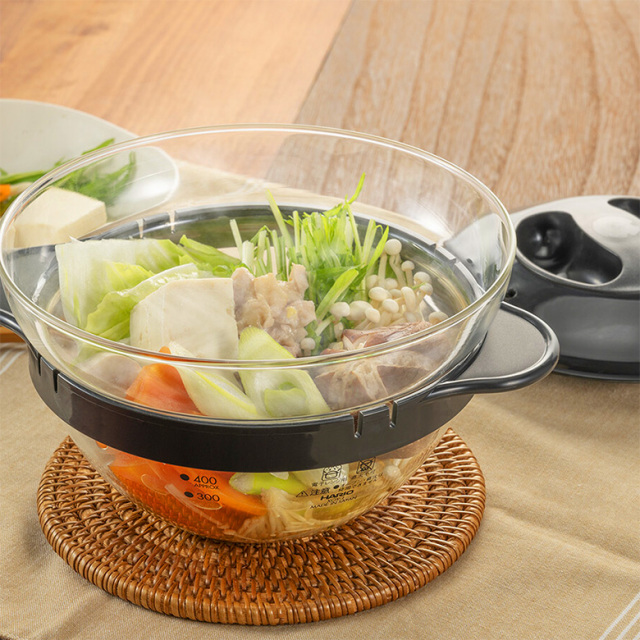 レンジで簡単 調理鍋 おかず ガラス製 HARIO XOY-1-B ハリオ 一人暮らし 新生活
