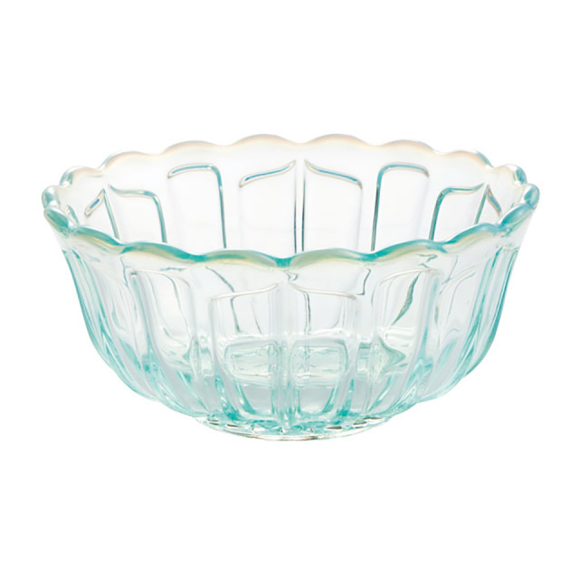 廣田硝子 ガラス製ボウル 雪の花 洗鉢 小鉢 そうめん フルーツ