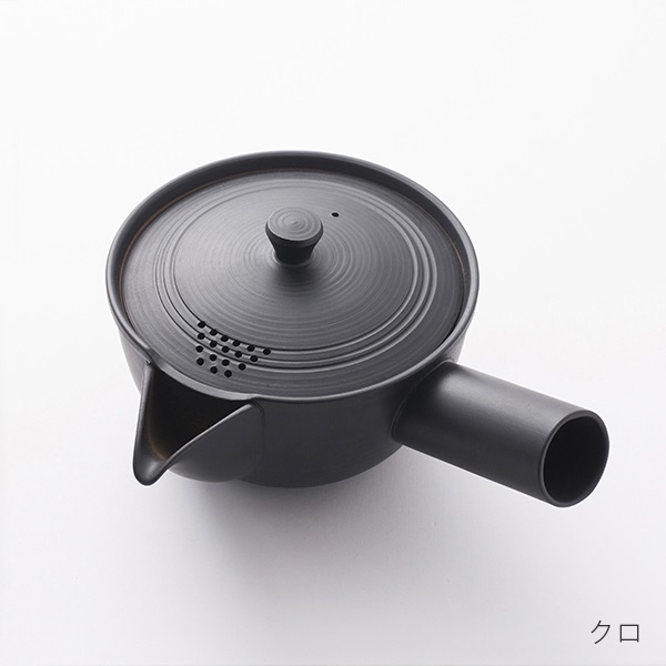 かもしか道具店しぼり出し急須 大きめだけど軽く 使いやすく 洗いやすい グレー グリーン 白 黒 紫