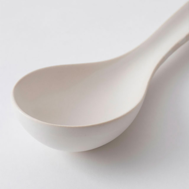 かもしか道具店 レンゲスプーン 陶器 日本製 食洗機使用可
