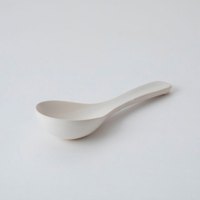 かもしか道具店 レンゲスプーン 陶器 日本製 食洗機使用可