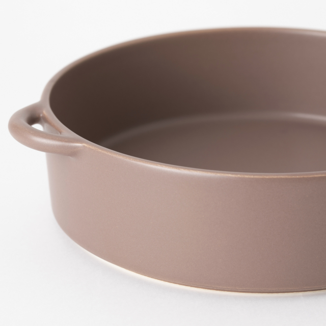 直火皿　陶器 かもしか道具店 グリル皿 丸中 耐熱陶器 そのままオーブンへ 直