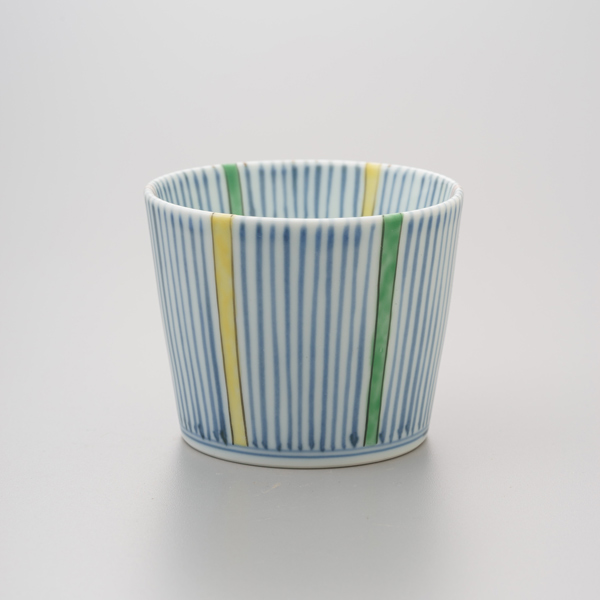 染錦四色十草 そば猪口 渓山窯 そばつゆ デザート アイスクリームカップ 小鉢 陶器 日本製