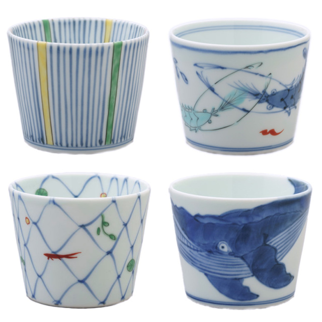 そば猪口 渓山窯 蕎麦つゆ デザート アイスクリームカップ 小鉢 陶器