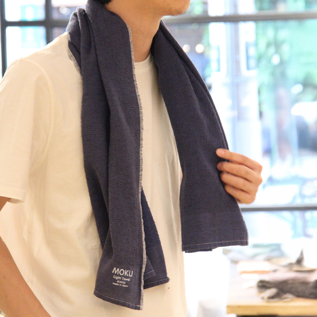 フェイスタオル MOKU M 速乾 軽量 薄手 ガーゼ ジム サウナ
