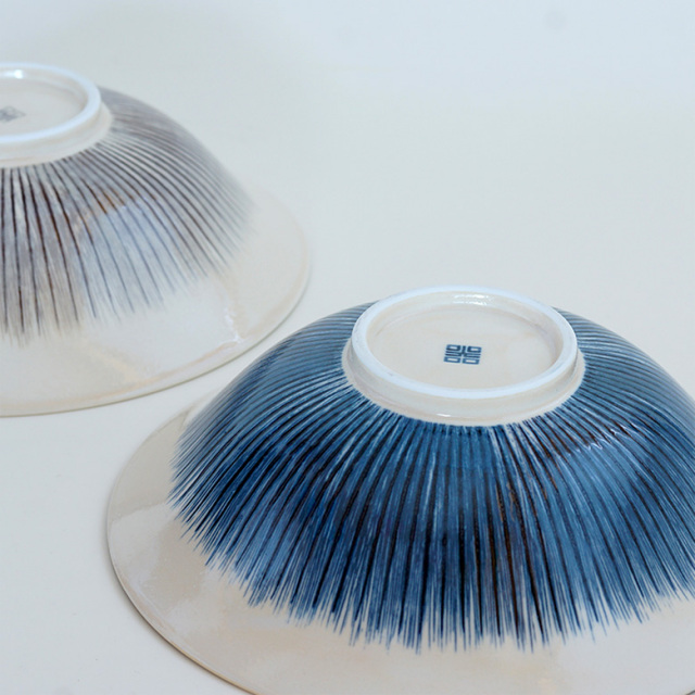 波佐見焼 十草彫 大鉢 和食器 深皿 ボウル 煮物 食器洗浄機、