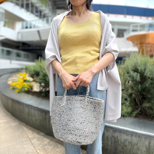 五泉ニット ストールポンチョ UVカットボタン付き レディース