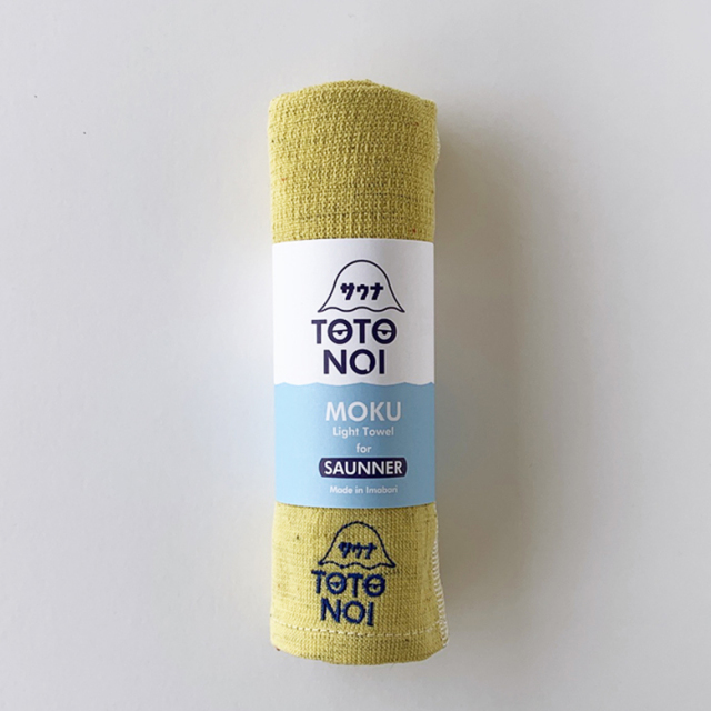サウナ タオル MOKU 薄手 軽量 長い 速乾 刺しゅう入り M L