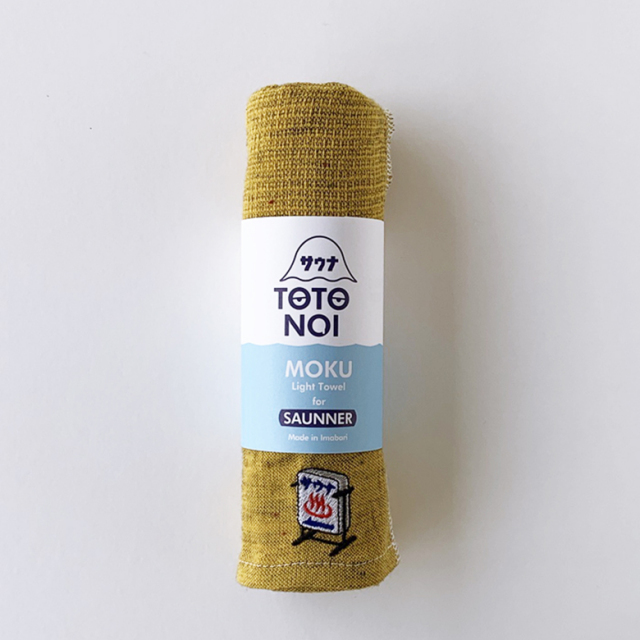 サウナ タオル MOKU 薄手 軽量 長い 速乾 刺しゅう入り M L