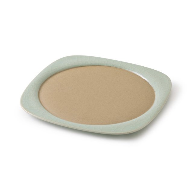 鍋島青瓷 貫入菓子盆 ひび加工 鍋島虎仙窯 和食器 小皿 プレゼント ギフト 贈り物