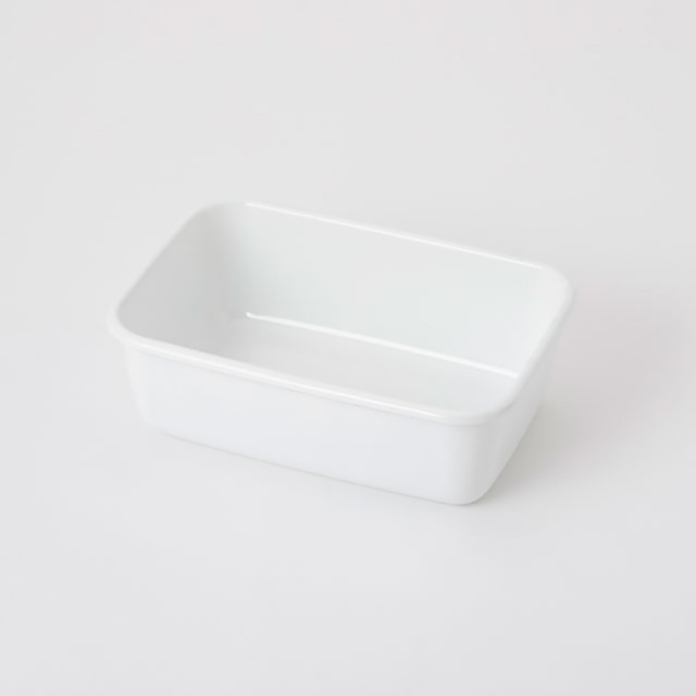 野田琺瑯 ホーロー製保存容器 レクタングル深型 M キャニスター 豆腐