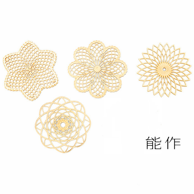 能作　錫のコースター アクセサリートレー すずあみ 小 ゴールド 贈り物　ギフト　結婚祝い　引き出物