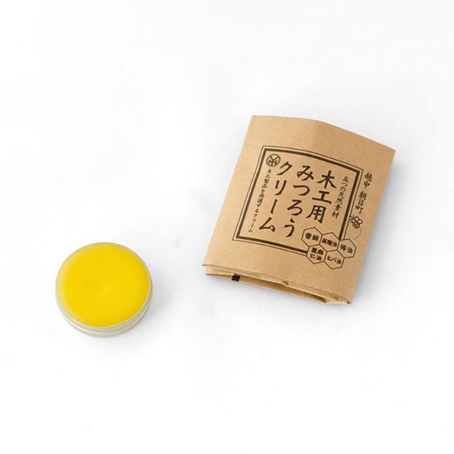 みつろうクリーム 木工用 蜜蝋 ワックス 自然素材100％ フローリング 床 木製テーブル 尾山製材